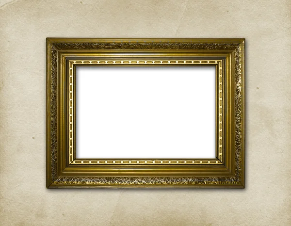 Wooden frame on the abstract paper background — Stock Photo, Image