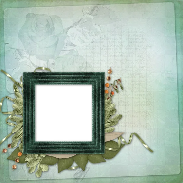 Fundo floral abstrato com cacho — Fotografia de Stock