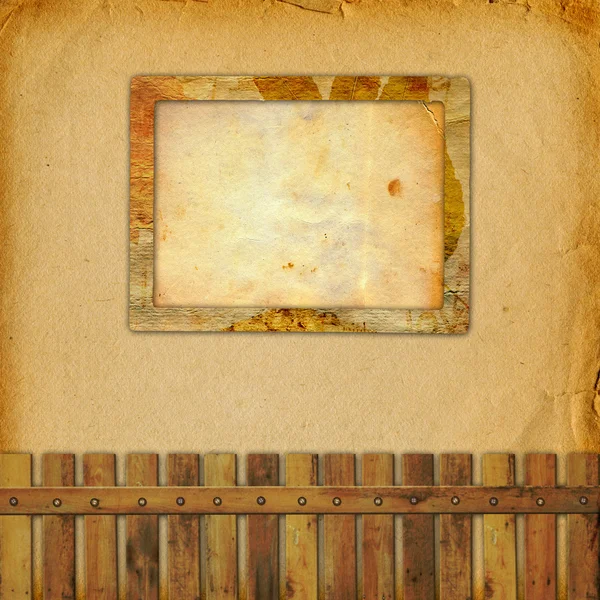 Oude grunge frame op de abstracte paper achtergrond — Stockfoto