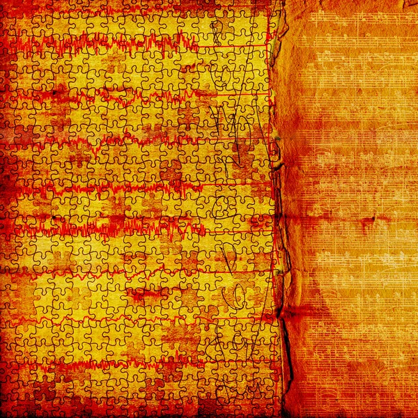 Grunge abstract paper background with old diagram — Stock Photo, Image