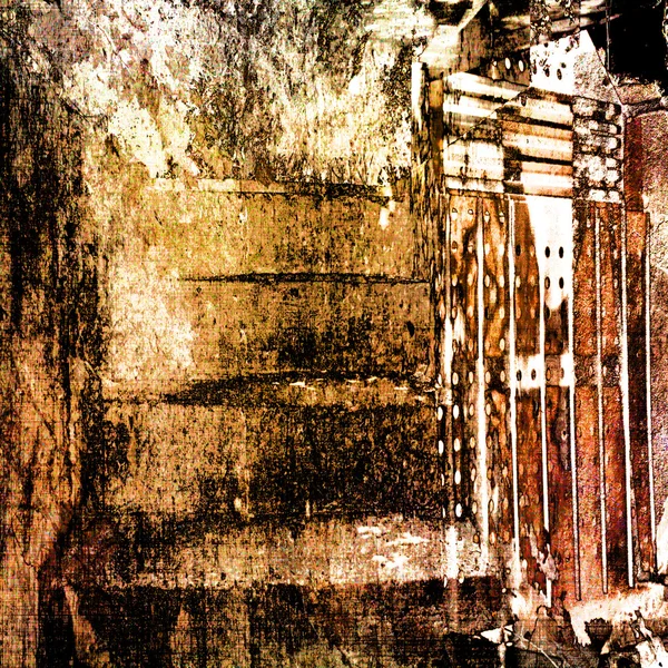 Grunge 抽象背景与脏图像设计 — 图库照片