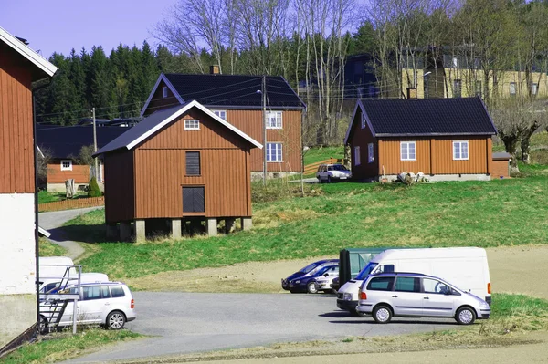 Норвезька поселення — стокове фото