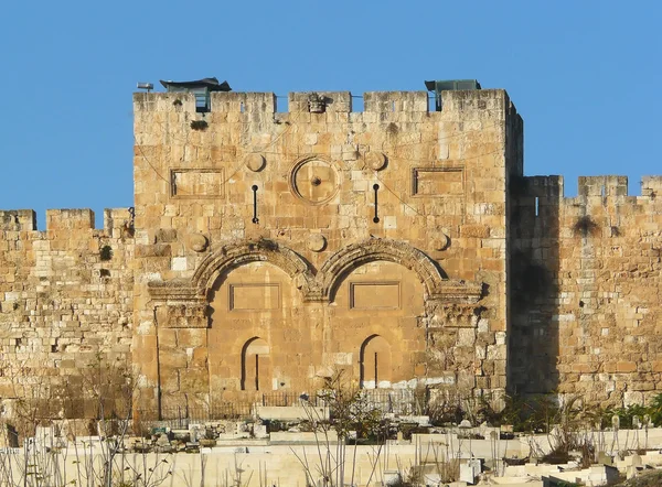 Gold gate of Jerusalem — Stock Photo, Image