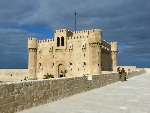 Fort à Alexandrie place antique — Photo
