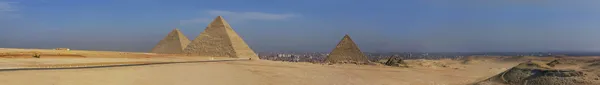 Panorama Egipt Piramida — Zdjęcie stockowe