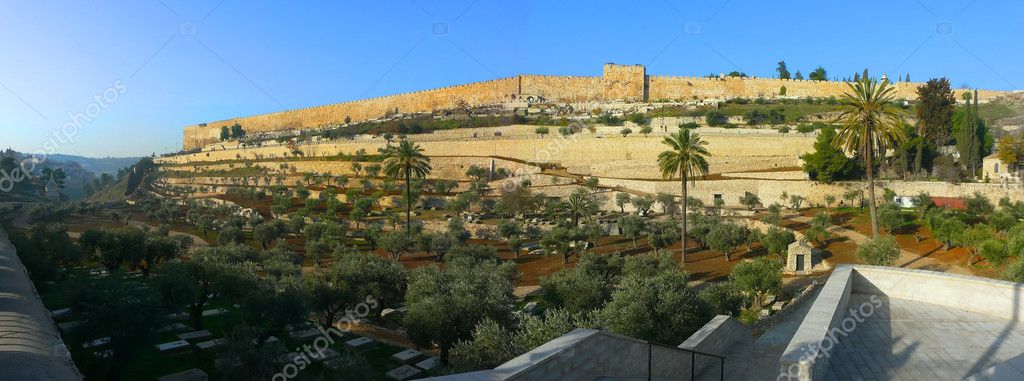 Gold gate wall of Jerusalem — Stock Image Gold gate wall of Jerusalem Stock Photo