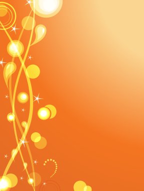 Orange stylized background,eps10 forma clipart