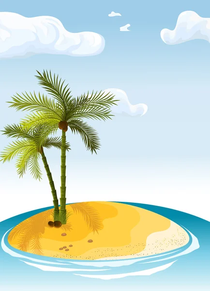 Wyspy Palmowe — Wektor stockowy