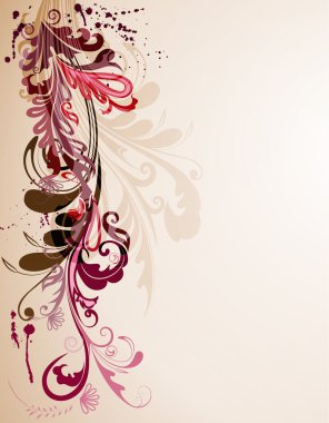 Floral background clipart