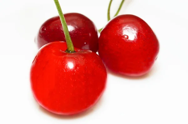 Cherries isolated on white — Stock Photo, Image