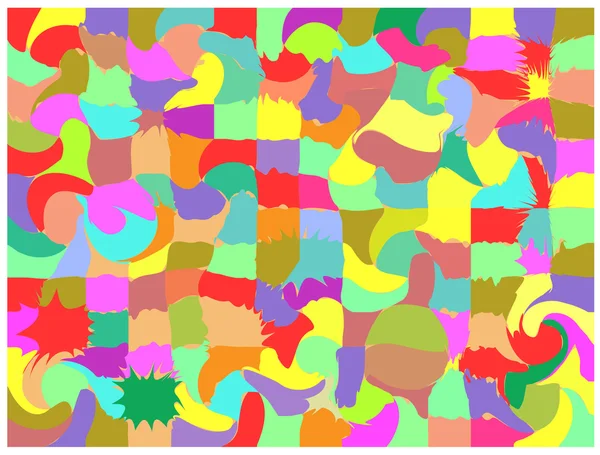 Chaos de couleur — Image vectorielle