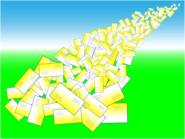 Lettres avalanche — Image vectorielle
