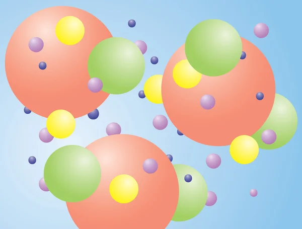 彩色的泡沫 — 图库矢量图片