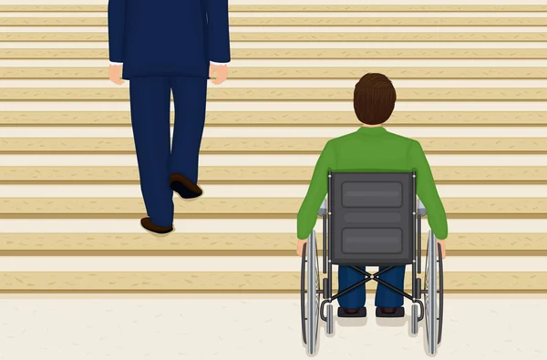 Безпосередня в інвалідному кріслі — стоковий вектор
