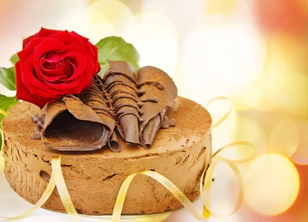 Torta caramella compleanno — Foto Stock