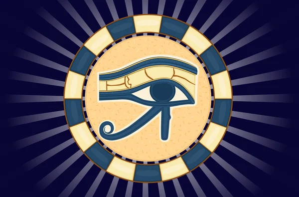 El ojo de Horus — Vector de stock