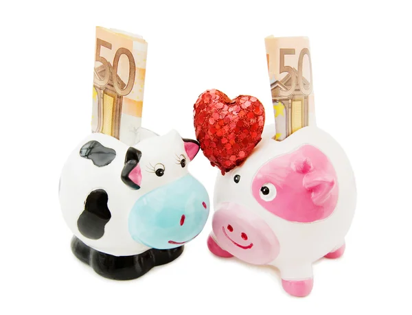 Love saving money — Stock Photo, Image