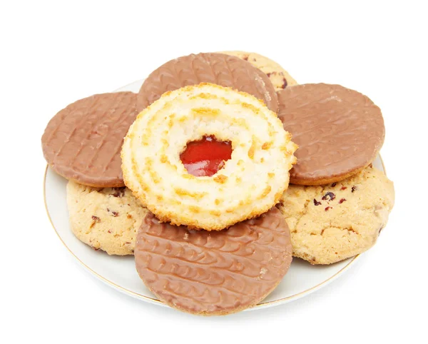 Jam cookies and biscuits — Stock Photo, Image