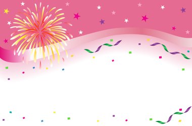 Celebration and party banner clipart
