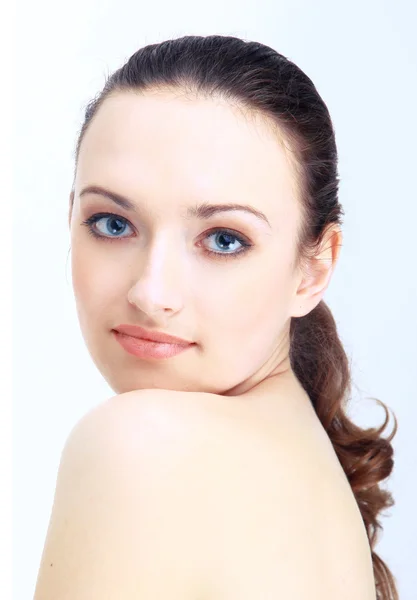 Close-up retrato de sexy caucasiano jovem — Fotografia de Stock