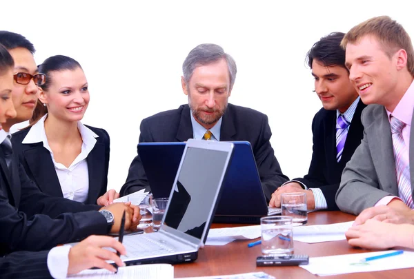 Verksamhet team eller en grupp vid ett möte — Stockfoto