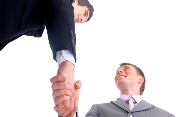 Handshake isolated on white background — Stock Photo, Image