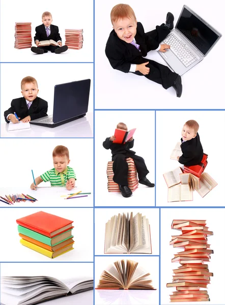 Il bambino per studiare — Foto Stock