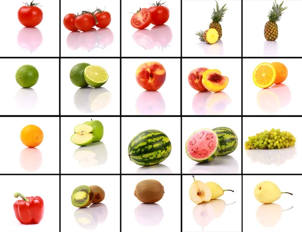 stock image Mixed fruits collection