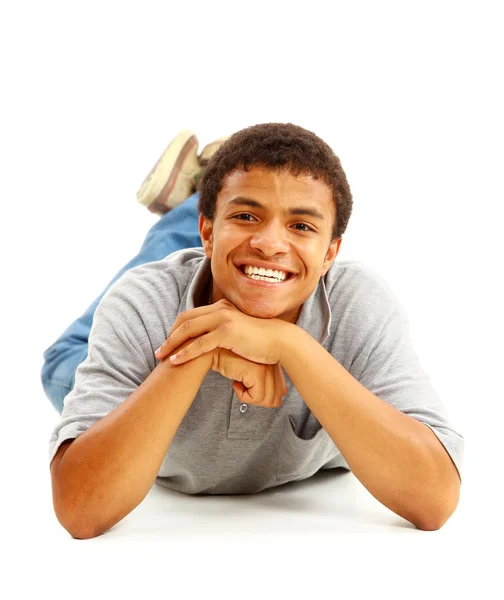Boldog fekete férfi — Stock Fotó