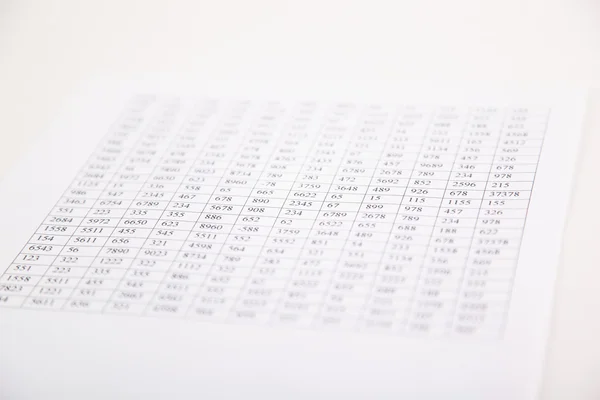 Checking balance - preparation of a balance sheet — Stock Photo, Image
