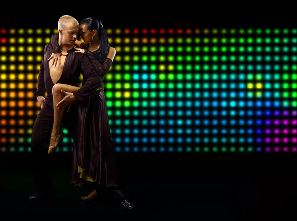 Tango çifti dans ediyor — Stok fotoğraf
