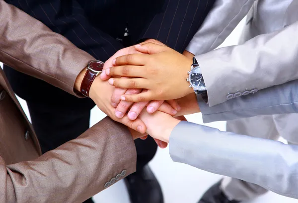 Handshake a týmová práce — Stock fotografie
