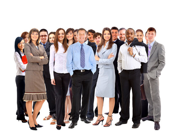 Молодой привлекательный бизнес - элитная бизнес-команда
