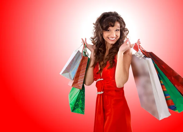 Shopping pretty woman Royalty Free Stock Images