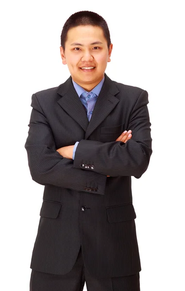 格好良い若いアジア系のビジネスマン — ストック写真