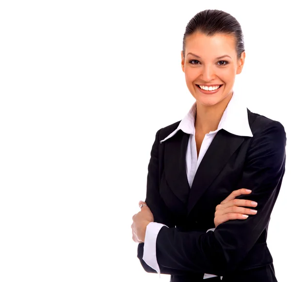 ビジネスの女性。白い背景の上の分離 ストック写真
