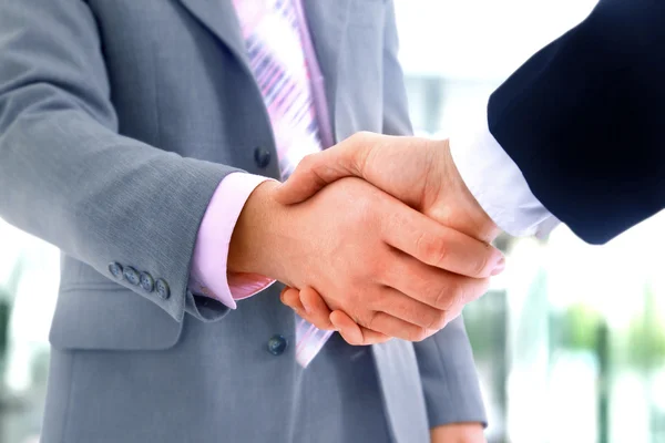 Handshake in office — Stock Photo, Image