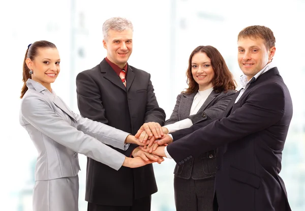 Handshake and teamwork Stock Photo