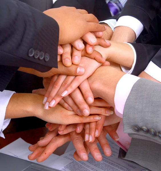 Handshake Týmová Práce — Stock fotografie