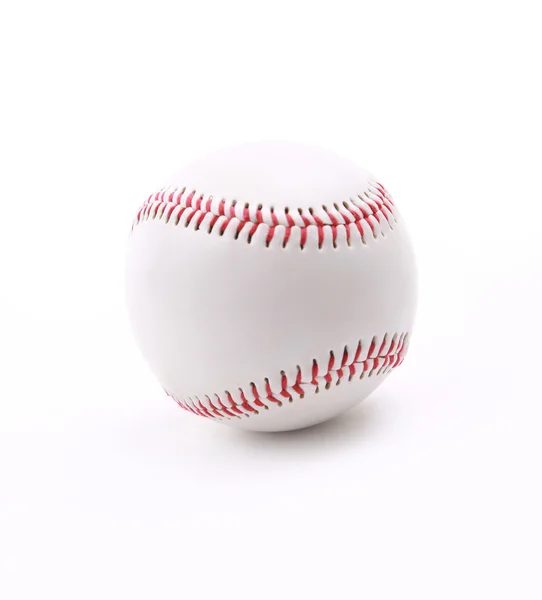 白地に隔離された野球 — ストック写真