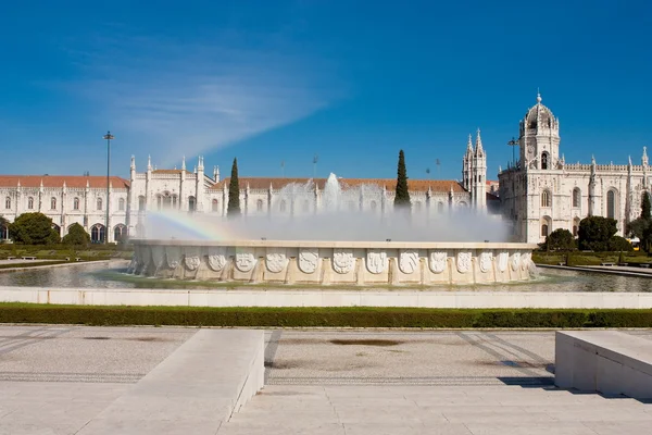 stock image The Hieronymites Monastery is located in Lisbon