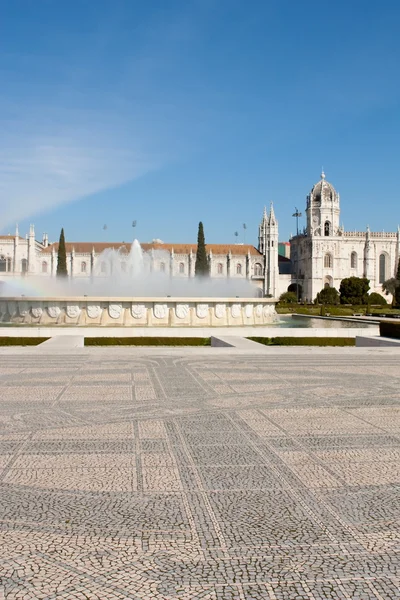 Het hieronymites-klooster ligt in Lissabon — Stockfoto