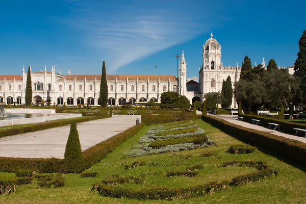 stock image The Hieronymites Monastery is located in Lisbon