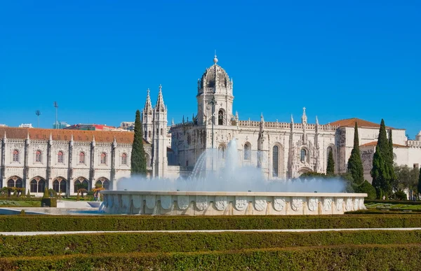 Hieronymites klášter se nachází v Lisabonu — Stock fotografie