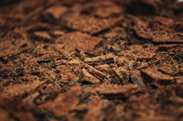 Тертый аэрированный шоколад — стоковое фото