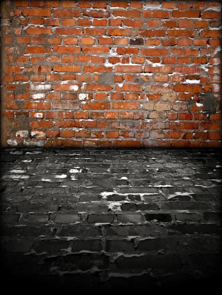 Chambre Grungy Brick — Photo