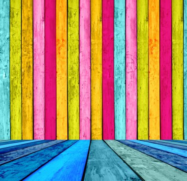 Multicolored Wood Background clipart