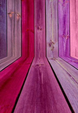 Pink Wooden Room clipart