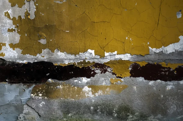 コンクリート壁のひび割れ — ストック写真