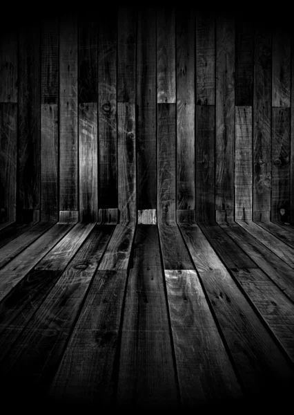 Темная пустая комната — стоковое фото